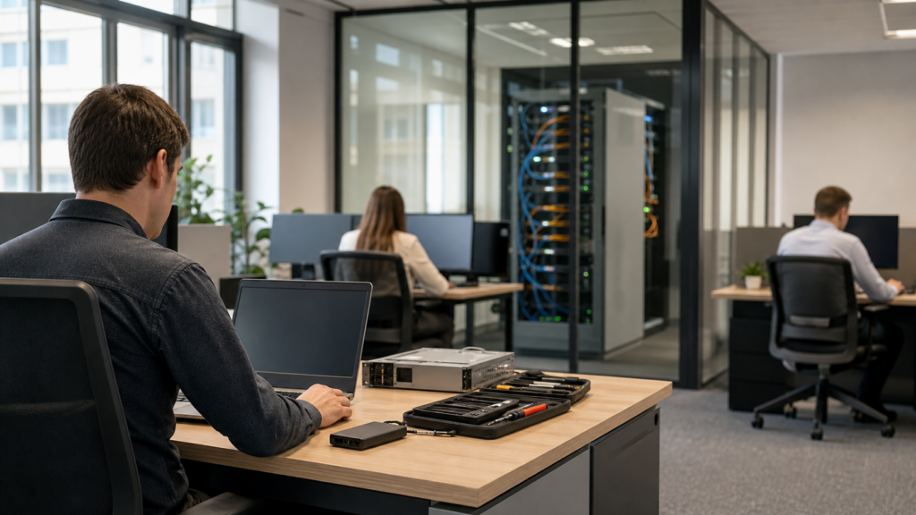 firma IT we Wrocławiu porządkująca obsługę informatyczną biura
