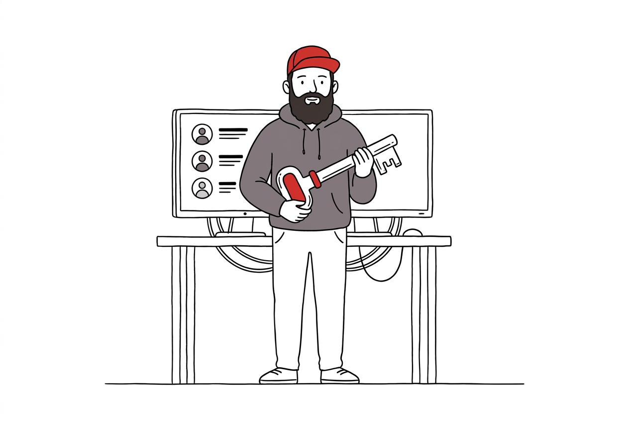 Zarządzanie Użytkownikami i Hasłami - ilustracja M3 Group