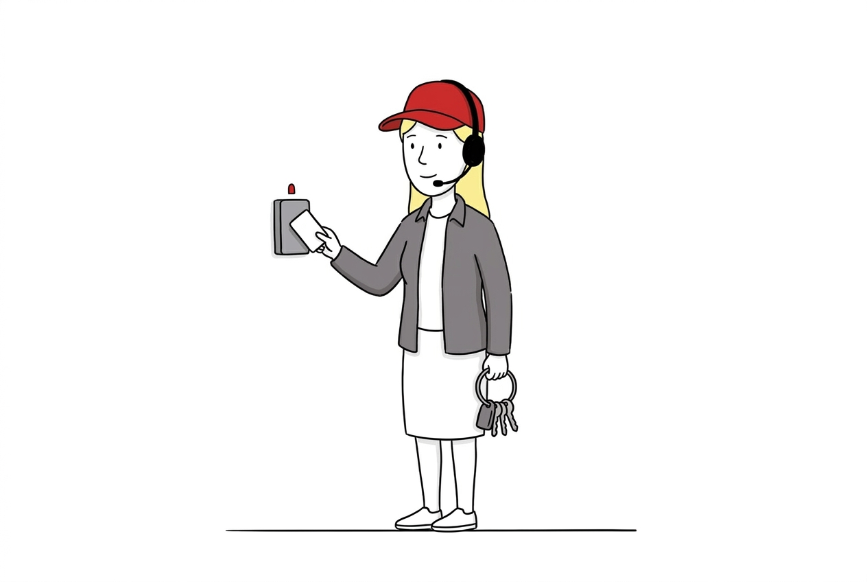 Instalacja Czytników KD i RCP - ilustracja M3 Group
