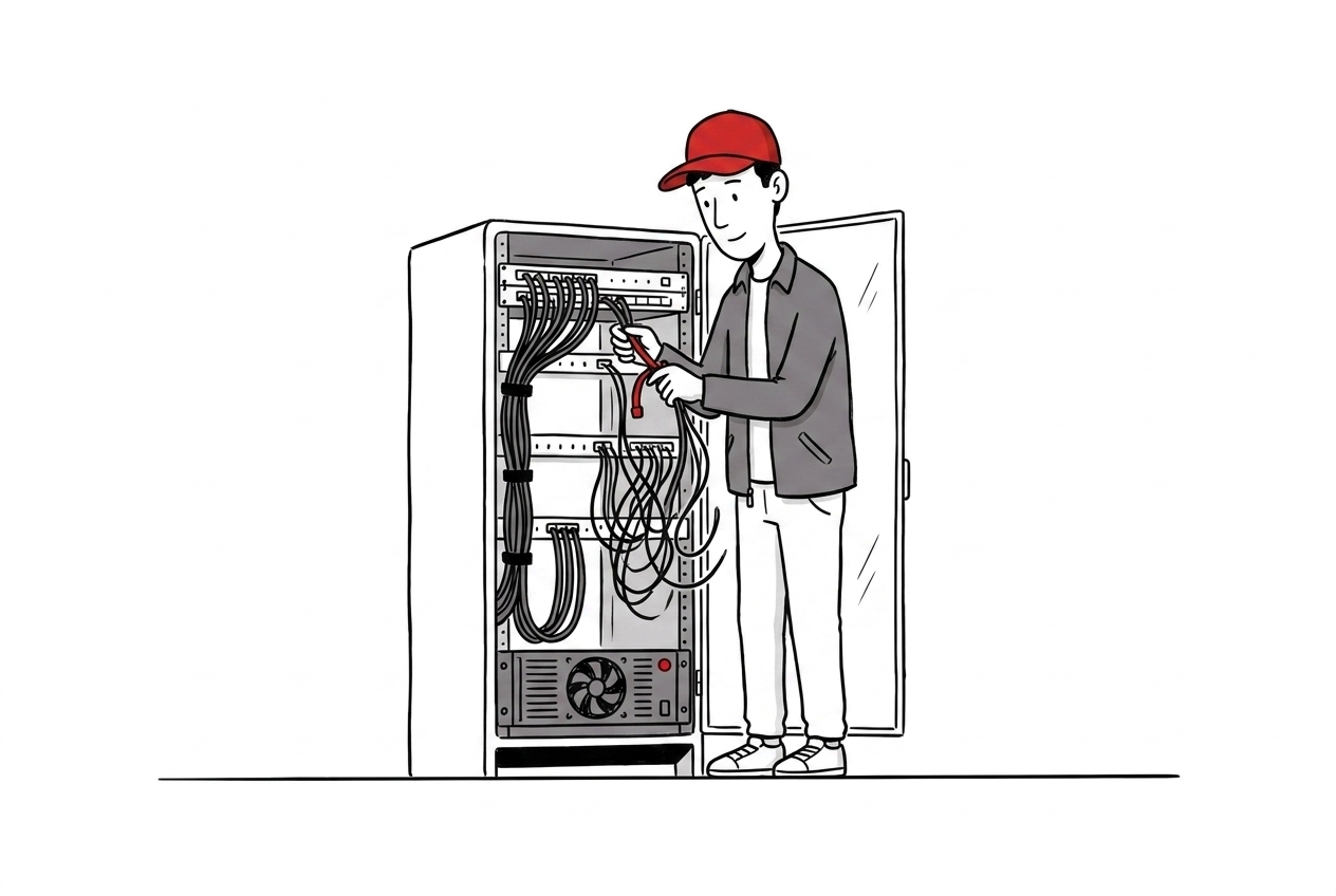 Modernizacja i Organizacja Sz​af Serwerowych - ilustracja M3 Group