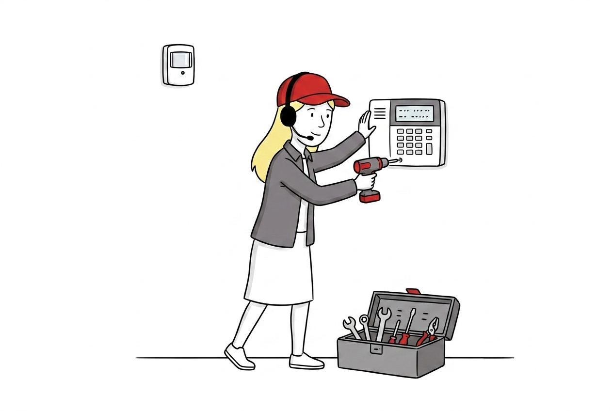 Nowoczesne Technologie Alarmowe - ilustracja M3 Group