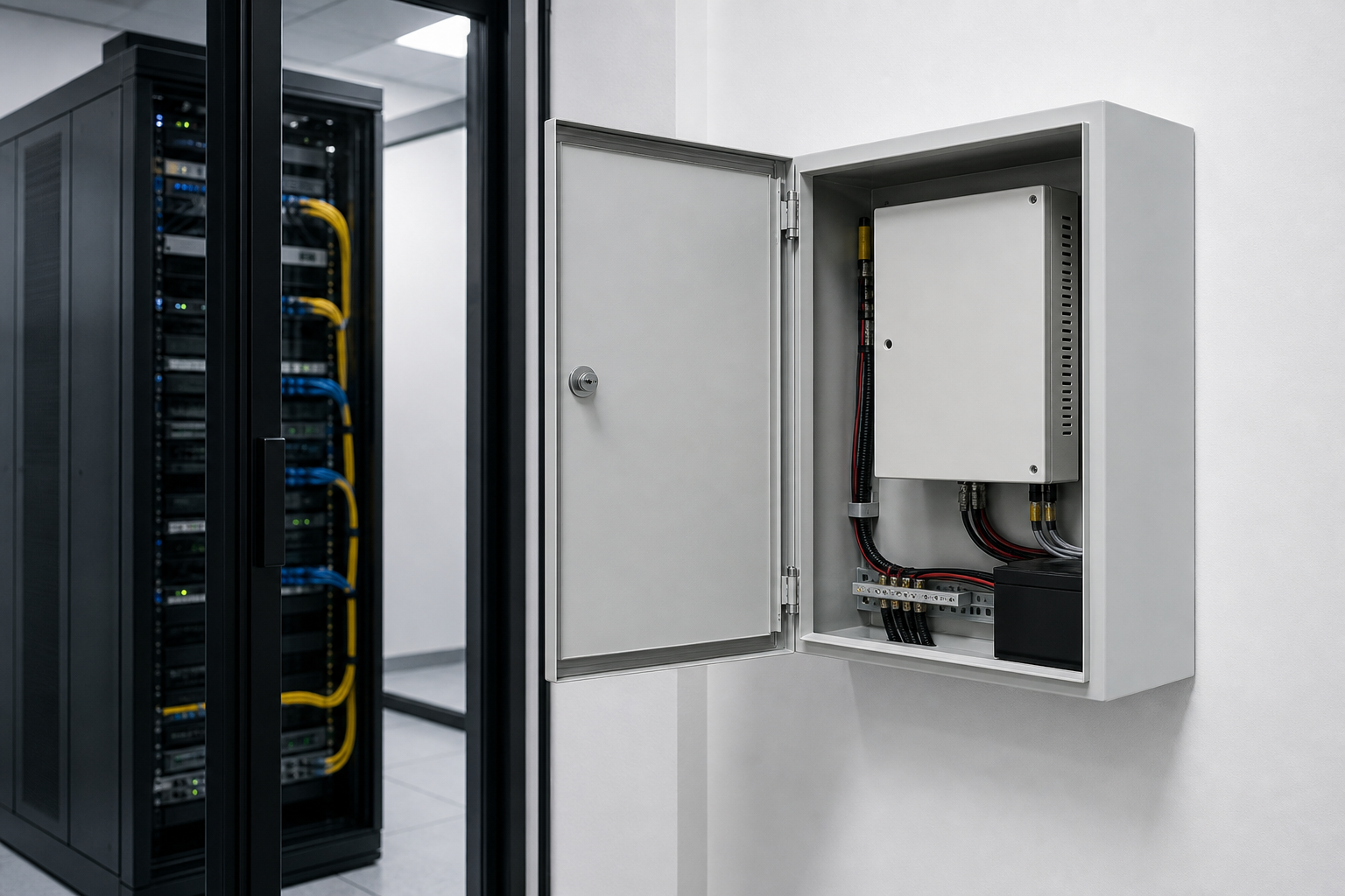 Montaż centrali alarmowej we Wrocławiu w pomieszczeniu technicznym